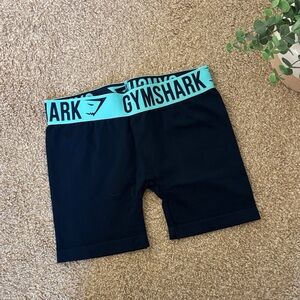 Gymshark Navy Shorts with Blue Waistband